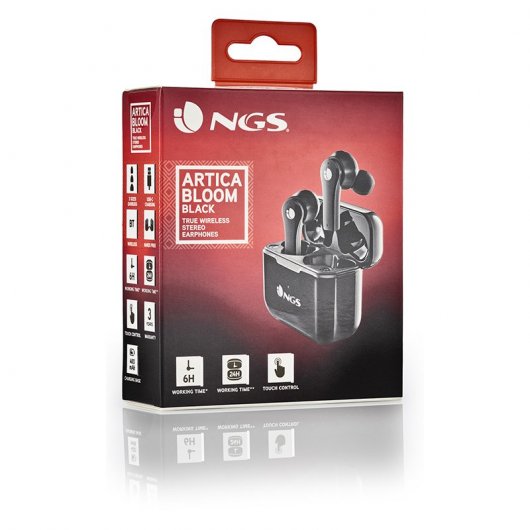 NGS Artica Bloom Auriculares Bluetooth TWS Negros