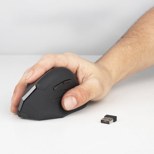 NGS Evo Zen Rato Ergonómico Vertical Sem Fios 1600DPI