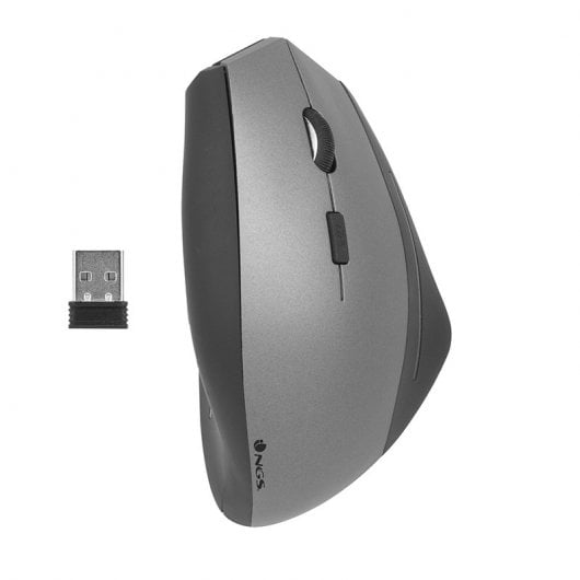 NGS Evo Zen Rato Ergonómico Vertical Sem Fios 1600DPI