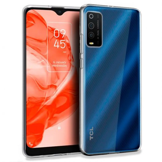 Cool Capa de Silicone para TCL 205 Transparente