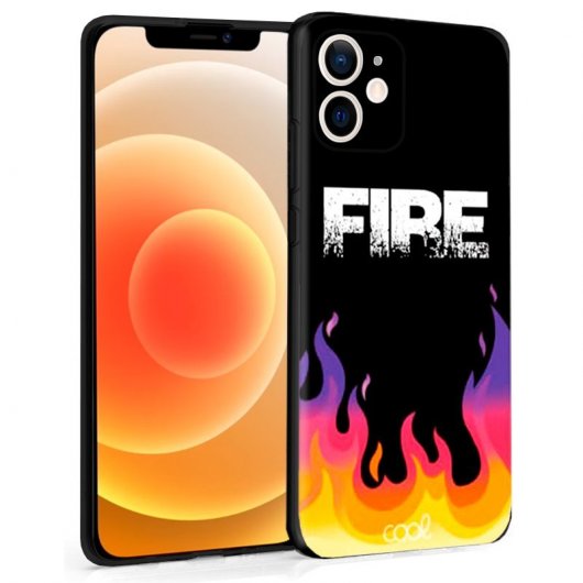 Cool Capa para iPhone 12 Pro Max Desenhos Fire