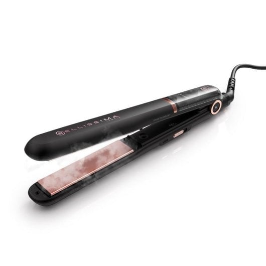 Prancha de Cabelo Profissional Cerâmica Bellissima My Pro Steam B28 100 230ºC 3 Definições Vapor Preto