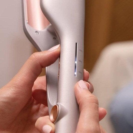 Lockenstab Cecotec Bamba RitualCare 2000 Summer Waves Keramik Turmalin 25mm 160-200°C 3 Stufen Ionen Silber