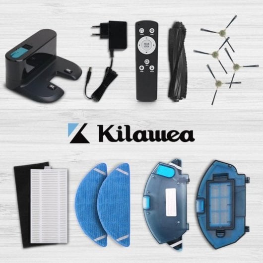 Aspirador Robô com Mopa Kilawea Yogui L32 Navegação Laser 4.000 Pa Controlo por Voz