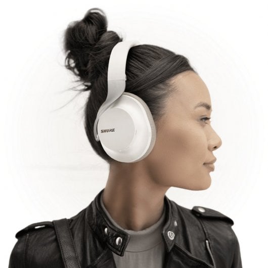 Shure AONIC 40 Auriculares Inalámbricos con Cancelación de Ruido Blancos