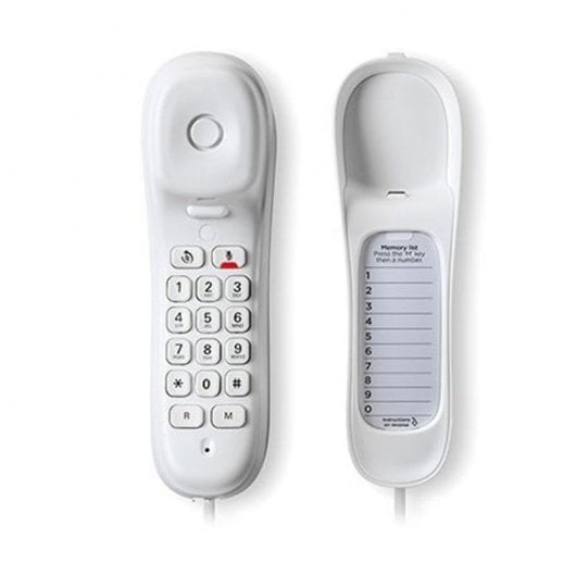 Motorola CT50 Gondel-Festnetztelefon mit optischer Anrufanzeige, weiß