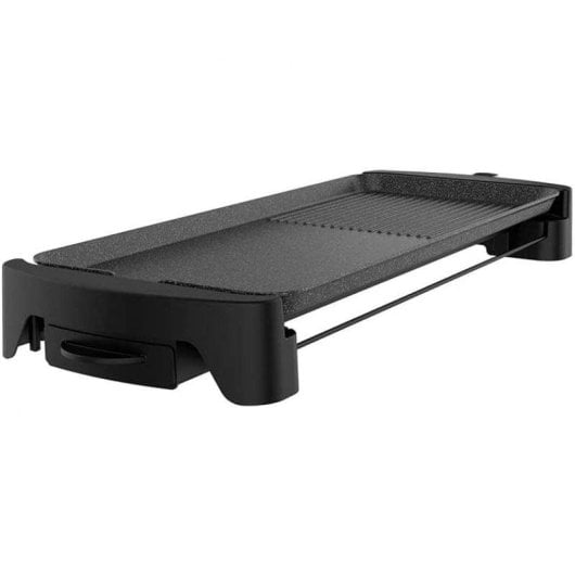 Plancha eléctrica Cecotec Tasty&Grill 3000 RockWater L 2200W superficie mixta 65x30cm