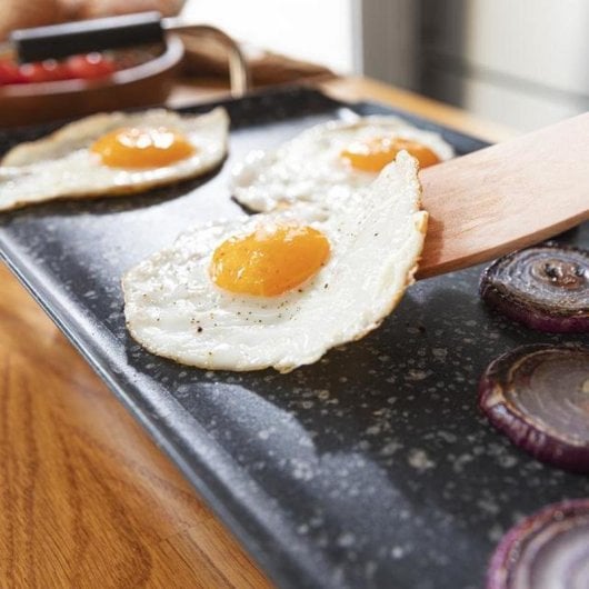 Elektrische Grillplatte Cecotec Tasty&Grill 3000 RockWater XL 2400W Antihaft Steinfläche