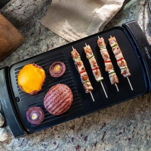 Plancha Cecotec Tasty&Grill 2500 BlackWater MixGrill 2150W Superficie Mixta Antiadherente