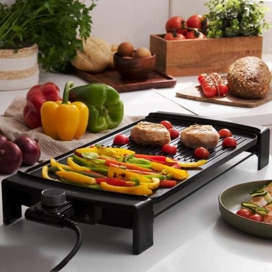 Plancha eléctrica Cecotec Tasty&Grill 3000 BlackWater MixGrill ajuste térmico 2600 W