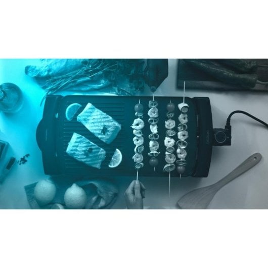 Plancha eléctrica Cecotec Tasty&Grill 3000 BlackWater MixGrill ajuste térmico 2600 W
