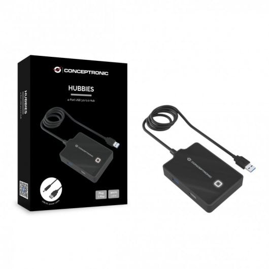 Conceptronic HUBBIES10B HUB USB 3.0 3xUSB 2.0 + 1xUSB 3.0