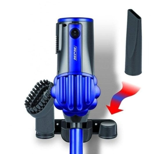 Aspirateur sans Sac MPM MOD-34 600W HEPA Bleu 0,7L Câble 8,4m Accessoires