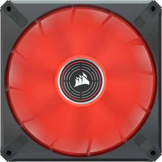 Corsair ML140 LED ELITE Premium Ventilador PWM de Levitación Magnética 140mm Rojo