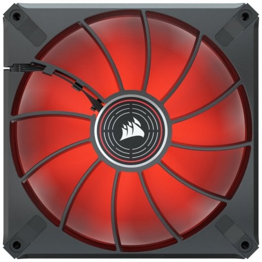 Corsair ML140 LED ELITE Premium Ventilador PWM de Levitación Magnética 140mm Rojo