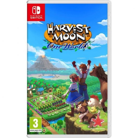 Nintendo Pack Switch OLED Blanca + Harvest Moon One World