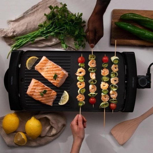 Plancha électrique Cecotec Tasty&Grill 3000 RockWater MixGrill 2600W Surface mixte