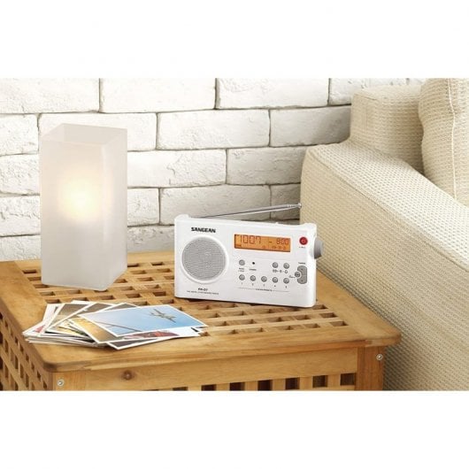 Sangean PR-D7 Rádio Digital Portátil Branco