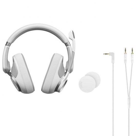Casque de jeu multiplateforme Epos H6PRO avec acoustique ouverte blanc