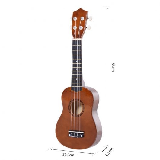 Homcom Ukelele Soprano de Iniciación 21"