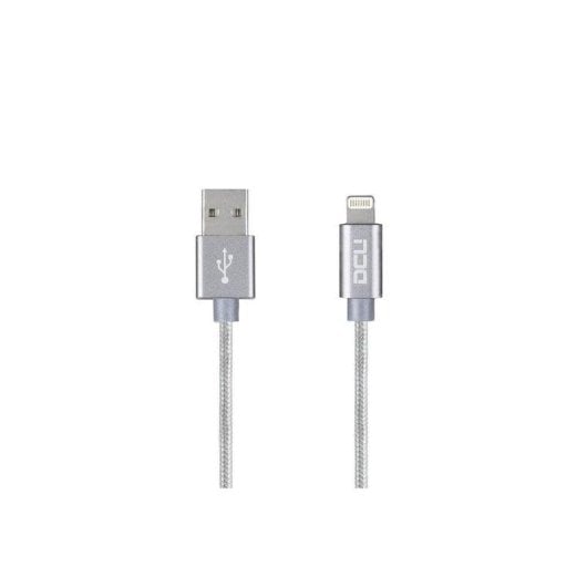Câble Lightning DCU Tecnologic 1m Argent Tréssé USB 2.0 C48 C89