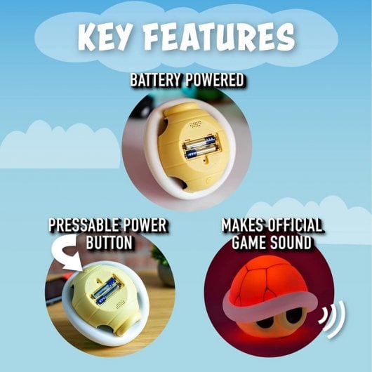 Paladone Icon Lámpara Super Mario Caparazón Rojo
