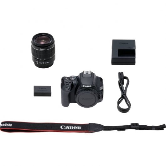 Canon 250D 24MP WiFi Schwarz + EF-S 18-55mm F3.5-5.6
