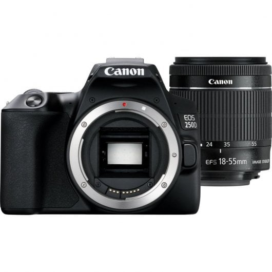 Canon 250D 24MP WiFi Schwarz + EF-S 18-55mm F3.5-5.6