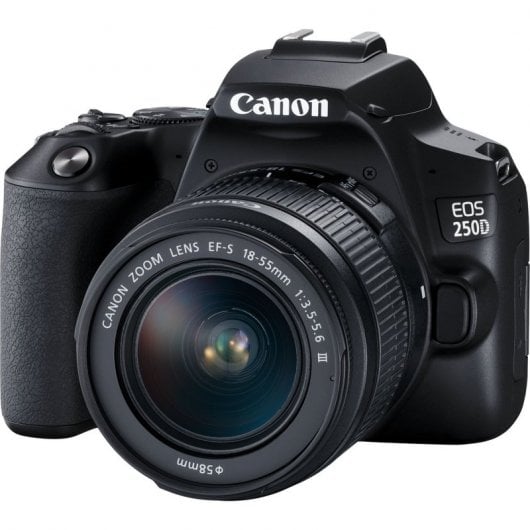 Canon 250D 24MP WiFi Schwarz + EF-S 18-55mm F3.5-5.6