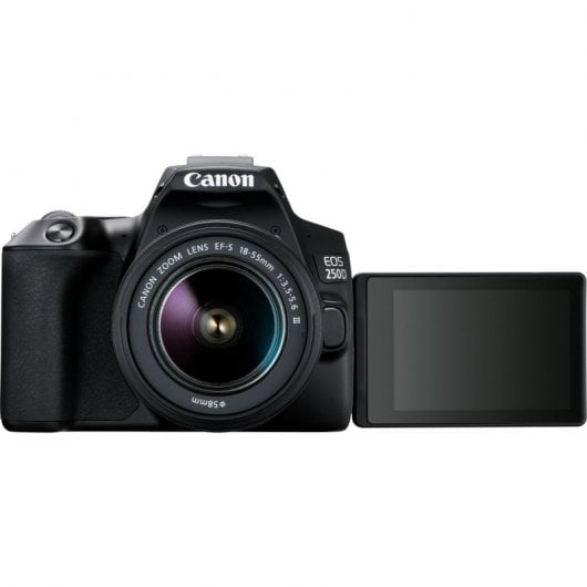 Canon 250D 24MP WiFi Schwarz + EF-S 18-55mm F3.5-5.6