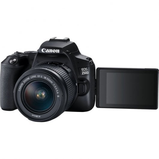 Canon 250D 24MP WiFi Schwarz + EF-S 18-55mm F3.5-5.6