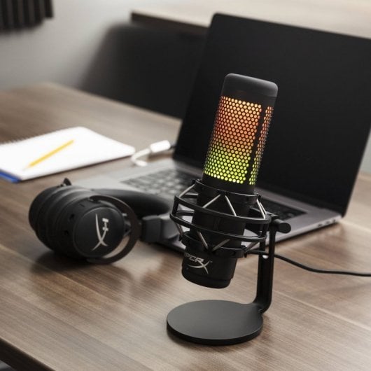 HyperX Quadcast S Micrófono RGB Condensador USB Autónomo