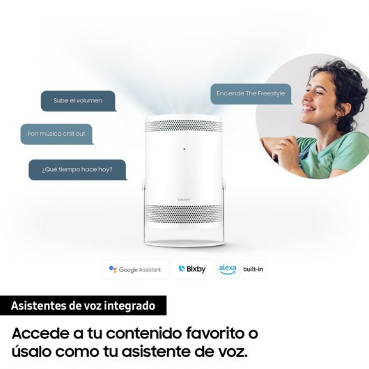 Samsung The FreeStyle SP-LSP3BLAXXE Projetor 100" LED FullHD SmartTV