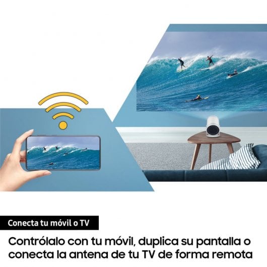 Samsung The FreeStyle SP-LSP3BLAXXE Projetor 100" LED FullHD SmartTV