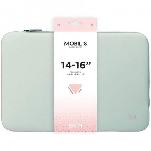 Custodia per laptop Mobilis Skin Grigio/Rosa da 14-16"