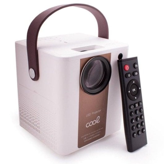 Projetor Cool Rainbow FullHD 3000 Lúmenes 200" LED LCD Smart WiFi Portátil