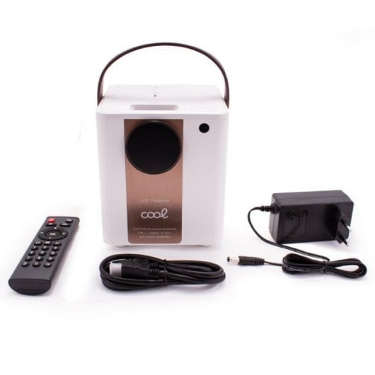 Projecteur Cool Rainbow FullHD 3000 Lumens 200" LED LCD WiFi Portable Smart
