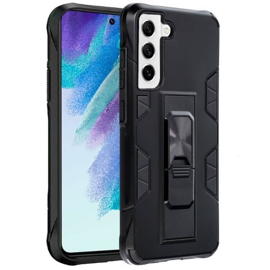 Coque rigide noire cool pour Samsung Galaxy S21 FE G990B