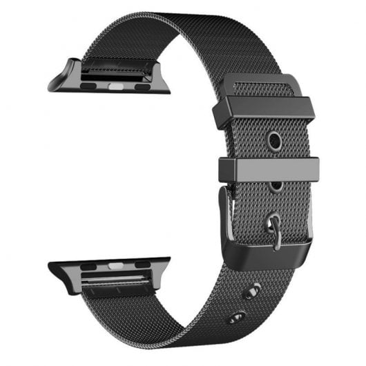 Bracelet en métal noir cool pour Apple Watch 38/40 mm série 1/2/3/4/5/6/SE