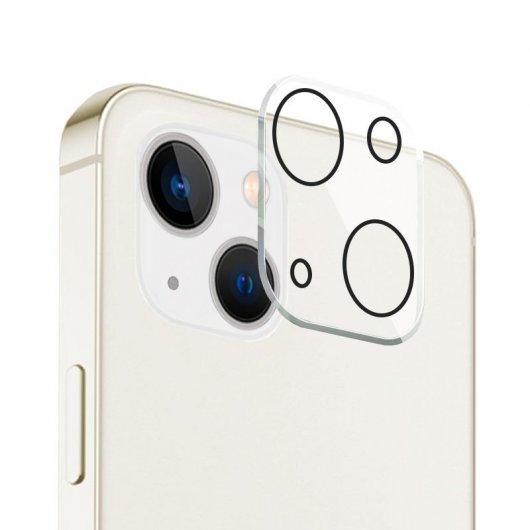 Cool Protector Cristal Templado de Cámara para iPhone 13/13 Mini