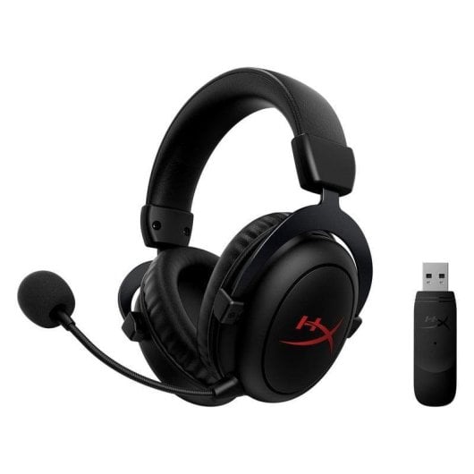 Auriculares HyperX Cloud Core Wireless Inalámbricos USB Cancelamento de Ruído Gaming DTS Headphone:X Preto