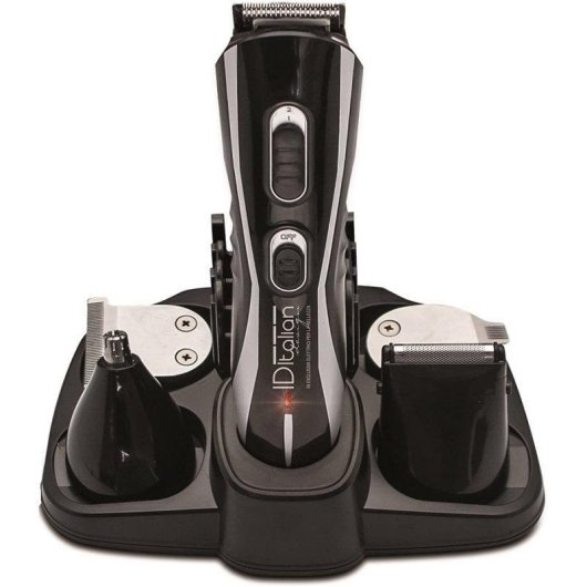 Multigroomer Italian Design I-Trimmer Kabellos 5 Klingen 4 Aufsteckkämme Schnellladung