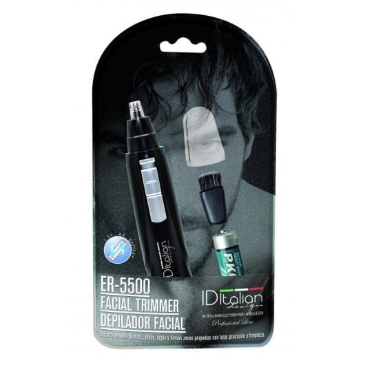 Cortador de Pelo Italian Design Trimmer ER 5550 Precisão Nasal e Orelha Preto