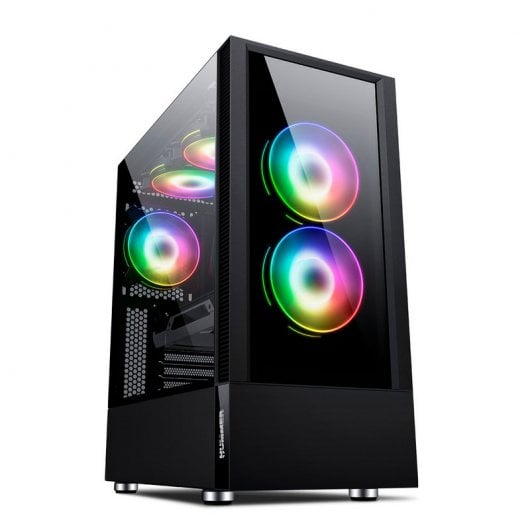 Nox Hummer Nemesis ARGB Vetro temperato USB 3.0 Nero