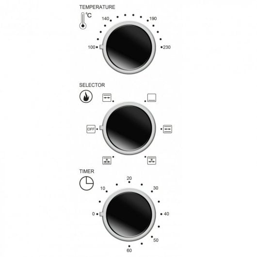 MPM MPE-09/T Tischbackofen 30L 1600W Schwarz