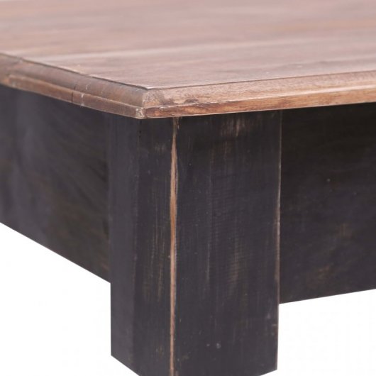 vidaXL Escritorio con 3 Cajones Madera Maciza de Caoba 117x57x75 cm