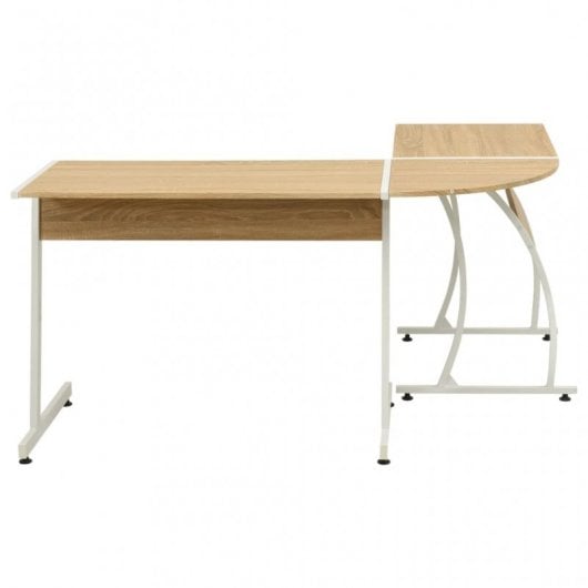 vidaXL Escritorio Esquinero en Forma de L Roble 152x117x74cm