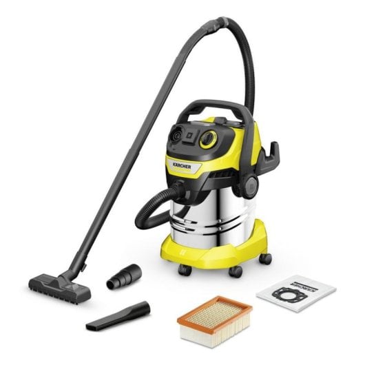 Bidone Aspiratutto Karcher WD 5 P S V-25/5/22 1100W 25L Acciaio Inox Secco e Umido