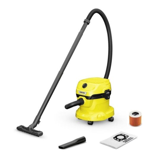 Bidone Aspiratutto Karcher WD 2 Plus 1000W 12L Solidi e Liquidi