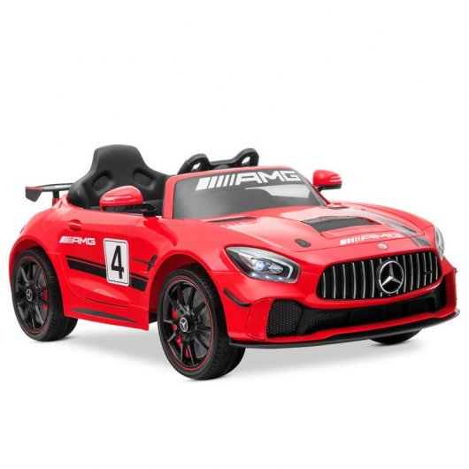 Playkin Coche Eléctrico Mercedes GT4 12V Rojo
